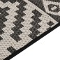 vidaXL Outdoor-Teppich Flachgewebe 200x280 cm Schwarz Gestreift vidaXL Outdoor-Teppich Flachgewebe 200x280 cm Schwarz Gestreift