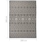 vidaXL Outdoor-Teppich Flachgewebe 200x280 cm Schwarz Gestreift vidaXL Outdoor-Teppich Flachgewebe 200x280 cm Schwarz Gestreift