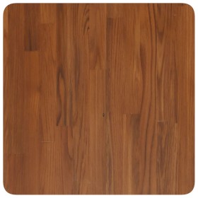 vidaXL Tischplatte Quadratisch Dunkelbraun 50x50x1,5cm Eiche Behandelt