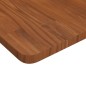 vidaXL Waschtischplatte Dunkelbraun 100x60x2,5 cm Massivholz Behandelt vidaXL Waschtischplatte Dunkelbraun 100x60x2,5 cm Massivholz Behandelt