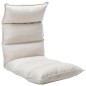 vidaXL Bodenstuhl Faltbar Creme Stoff vidaXL Bodenstuhl Faltbar Creme Stoff