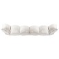 vidaXL Bodenstuhl Faltbar Creme Stoff vidaXL Bodenstuhl Faltbar Creme Stoff