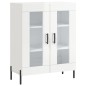 vidaXL Highboard Hochglanz-Weiß 69,5x34x180 cm Holzwerkstoff vidaXL Highboard Hochglanz-Weiß 69,5x34x180 cm Holzwerkstoff