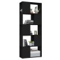 vidaXL Bücherregal Raumteiler Schwarz 60x24x155 cm Holzwerkstoff vidaXL Bücherregal Raumteiler Schwarz 60x24x155 cm Holzwerkstoff