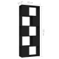 vidaXL Bücherregal Raumteiler Schwarz 60x24x155 cm Holzwerkstoff vidaXL Bücherregal Raumteiler Schwarz 60x24x155 cm Holzwerkstoff