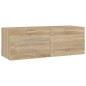 vidaXL Wandschrank Sonoma-Eiche 100x36,5x35 cm Holzwerkstoff vidaXL Wandschrank Sonoma-Eiche 100x36,5x35 cm Holzwerkstoff