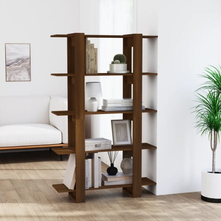 vidaXL Bücherregal/Raumteiler Braun Eichen-Optik 100×30×160 cm
