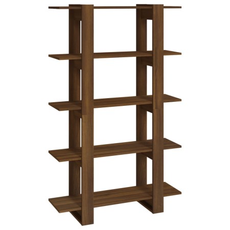 vidaXL Bücherregal/Raumteiler Braun Eichen-Optik 100×30×160 cm