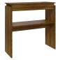 vidaXL Konsolentisch Braun Eichen-Optik 80x30x80 cm Holzwerkstoff vidaXL Konsolentisch Braun Eichen-Optik 80x30x80 cm Holzwerkstoff