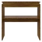 vidaXL Konsolentisch Braun Eichen-Optik 80x30x80 cm Holzwerkstoff vidaXL Konsolentisch Braun Eichen-Optik 80x30x80 cm Holzwerkstoff