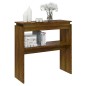 vidaXL Konsolentisch Braun Eichen-Optik 80x30x80 cm Holzwerkstoff vidaXL Konsolentisch Braun Eichen-Optik 80x30x80 cm Holzwerkstoff