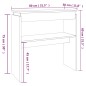 vidaXL Konsolentisch Braun Eichen-Optik 80x30x80 cm Holzwerkstoff vidaXL Konsolentisch Braun Eichen-Optik 80x30x80 cm Holzwerkstoff