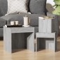 vidaXL Satztische 3 Stk. Grau Sonoma Holzwerkstoff vidaXL Satztische 3 Stk. Grau Sonoma Holzwerkstoff
