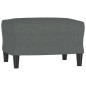 vidaXL Fußhocker Dunkelgrau 60x50x41 cm Stoff vidaXL Fußhocker Dunkelgrau 60x50x41 cm Stoff