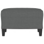 vidaXL Fußhocker Dunkelgrau 60x50x41 cm Stoff vidaXL Fußhocker Dunkelgrau 60x50x41 cm Stoff