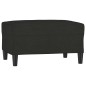 vidaXL Fußhocker Schwarz 70x55x41 cm Stoff vidaXL Fußhocker Schwarz 70x55x41 cm Stoff