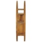 vidaXL Wandregal Yin und Yang 80x17,5x80 cm Teak Massivholz vidaXL Wandregal Yin und Yang 80x17,5x80 cm Teak Massivholz