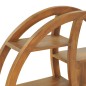 vidaXL Wandregal Yin und Yang 80x17,5x80 cm Teak Massivholz vidaXL Wandregal Yin und Yang 80x17,5x80 cm Teak Massivholz