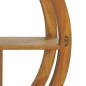 vidaXL Wandregal Yin und Yang 80x17,5x80 cm Teak Massivholz vidaXL Wandregal Yin und Yang 80x17,5x80 cm Teak Massivholz