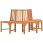vidaXL Baumbank Halbrund Ø208 cm Massivholz Eukalyptus vidaXL Baumbank Halbrund Ø208 cm Massivholz Eukalyptus