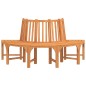 vidaXL Baumbank Halbrund Ø208 cm Massivholz Eukalyptus vidaXL Baumbank Halbrund Ø208 cm Massivholz Eukalyptus
