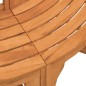 vidaXL Baumbank Halbrund Ø208 cm Massivholz Eukalyptus vidaXL Baumbank Halbrund Ø208 cm Massivholz Eukalyptus