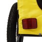 vidaXL Fahrradanhänger Hunde Gelb und Schwarz Oxford-Gewebe & Eisen vidaXL Fahrradanhänger Hunde Gelb und Schwarz Oxford-Gewebe & Eisen