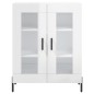 vidaXL Highboard Hochglanz-Weiß 69,5x34x180 cm Holzwerkstoff vidaXL Highboard Hochglanz-Weiß 69,5x34x180 cm Holzwerkstoff