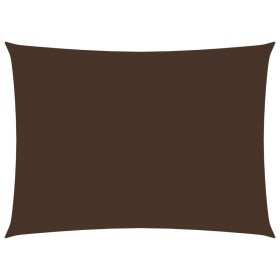 vidaXL Sonnensegel Oxford-Gewebe Rechteckig 2x3,5 m Braun
