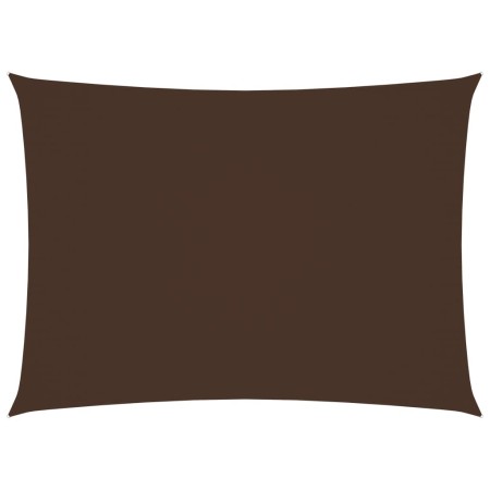 vidaXL Sonnensegel Oxford-Gewebe Rechteckig 2x3,5 m Braun
