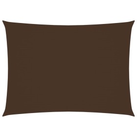 vidaXL Sonnensegel Oxford-Gewebe Rechteckig 6x7 m Braun