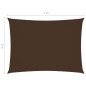 vidaXL Sonnensegel Oxford-Gewebe Rechteckig 6x7 m Braun vidaXL Sonnensegel Oxford-Gewebe Rechteckig 6x7 m Braun