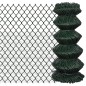 vidaXL Maschendrahtzaun Stahl 0,8x25 m Grün vidaXL Maschendrahtzaun Stahl 0,8x25 m Grün