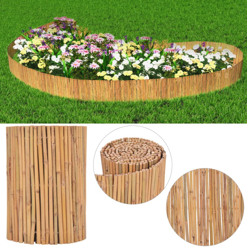 vidaXL Gartenzaun Bambus 500 x 30 cm vidaXL Gartenzaun Bambus 500 x 30 cm