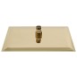 vidaXL Regenbrause Edelstahl 30x20 cm Rechteckig Golden vidaXL Regenbrause Edelstahl 30x20 cm Rechteckig Golden