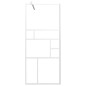 vidaXL Duschwand für Walk-In Dusche 90x195 cm ESG-Glas Weiß vidaXL Duschwand für Walk-In Dusche 90x195 cm ESG-Glas Weiß