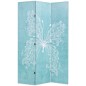 vidaXL Raumteiler klappbar 120 x 170 cm Schmetterling Blau vidaXL Raumteiler klappbar 120 x 170 cm Schmetterling Blau
