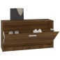 vidaXL Schuhbank Braun Eichen-Optik 80x24x45 cm Holzwerkstoff vidaXL Schuhbank Braun Eichen-Optik 80x24x45 cm Holzwerkstoff