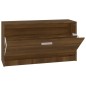 vidaXL Schuhbank Braun Eichen-Optik 80x24x45 cm Holzwerkstoff vidaXL Schuhbank Braun Eichen-Optik 80x24x45 cm Holzwerkstoff