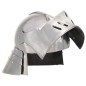 vidaXL Mittelalterlicher Ritterhelm Antik Replik LARP Silbern Stahl vidaXL Mittelalterlicher Ritterhelm Antik Replik LARP Silbern Stahl