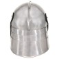 vidaXL Mittelalterlicher Ritterhelm Antik Replik LARP Silbern Stahl vidaXL Mittelalterlicher Ritterhelm Antik Replik LARP Silbern Stahl