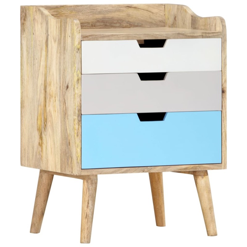 vidaXL Nachttisch 47 x 35 x 63 cm Massivholz Mango vidaXL Nachttisch 47 x 35 x 63 cm Massivholz Mango