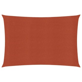 vidaXL Sonnensegel 160 g/m² Terrakottarot 2x3 m HDPE