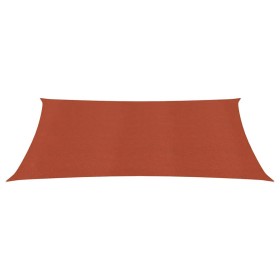 vidaXL Sonnensegel 160 g/m² Terrakottarot 2x3 m HDPE