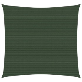 vidaXL Sonnensegel 160 g/m² Dunkelgrün 2,5x2,5 m HDPE