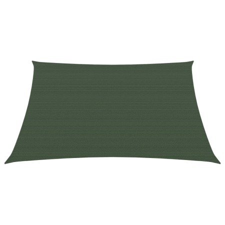 vidaXL Sonnensegel 160 g/m² Dunkelgrün 2,5x2,5 m HDPE
