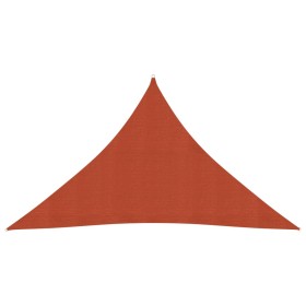 vidaXL Sonnensegel 160 g/m² Terrakottarot 2,5x2,5x3,5 m HDPE