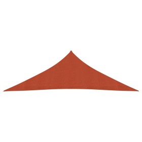 vidaXL Sonnensegel 160 g/m² Terrakottarot 2,5x2,5x3,5 m HDPE