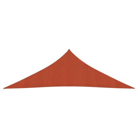 vidaXL Sonnensegel 160 g/m² Terrakottarot 2,5x2,5x3,5 m HDPE