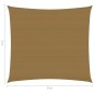 vidaXL Sonnensegel 160 g/m² Taupe 6x6 m HDPE vidaXL Sonnensegel 160 g/m² Taupe 6x6 m HDPE